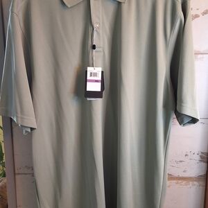 NWT Calloway Sage Green Polo Golf Shirt for Men XXL